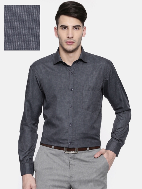 

RG DESIGNERS Men Blue Slim Fit Solid Formal Shirt
