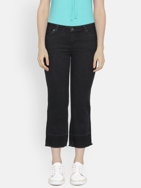 

Vero Moda Women Black Slim Fit Mid-Rise Clean Look Stretchable Jeans