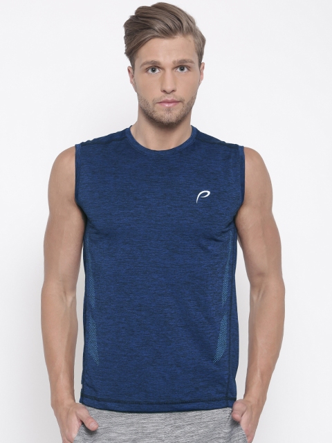 

Proline Active Men Blue Solid Round Neck T-shirt