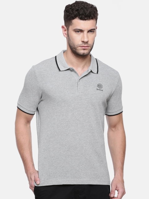 

Reebok Classic Men Grey F PIQUE Solid Polo Collar T-shirt