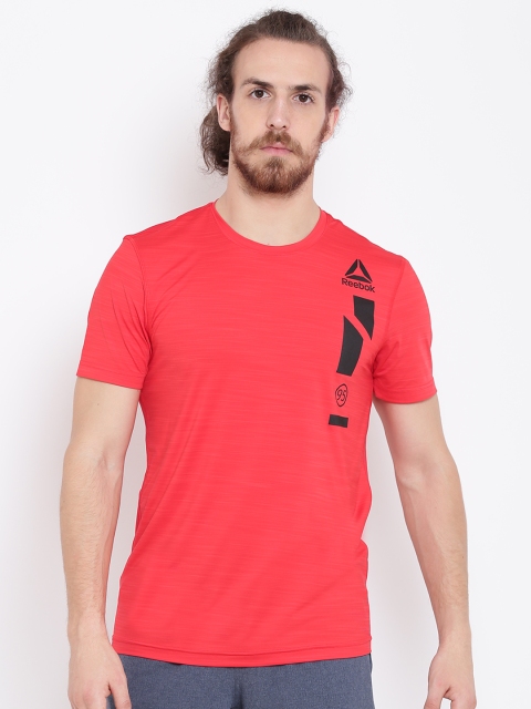 

Reebok Red WOR ACTIVCHILL GRAPH Training T-shirt