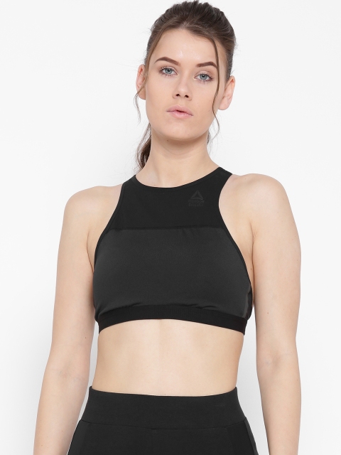 

Reebok Black CrossFit Solid CORDURA(R) Sports Bra CD3898
