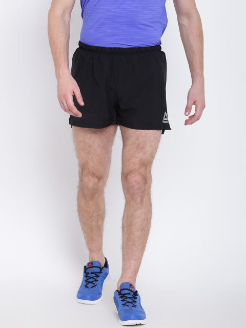 

Reebok Men Black OSR 3 INCH Solid Regular Fit Running Shorts