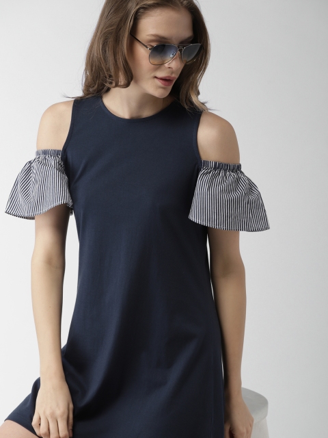 

Mast & Harbour Women Navy Blue T-shirt Dress