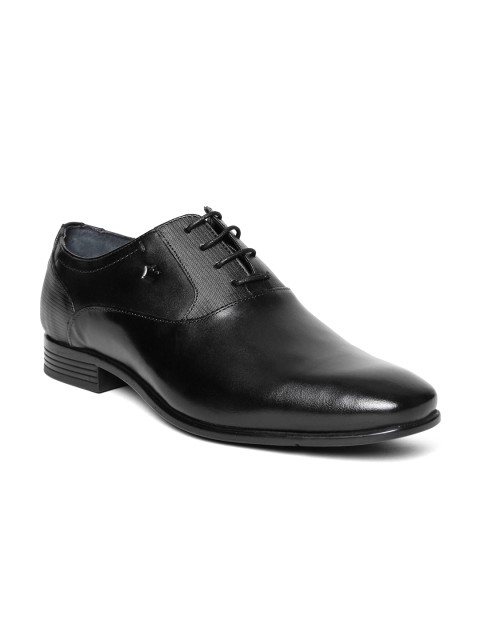 

Louis Philippe Men Black Leather Oxfords