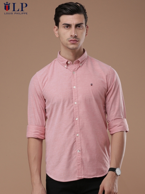 

Louis Philippe Sport Men Red Super Slim Fit Solid Casual Shirt