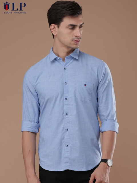 

Louis Philippe Sport Men Blue Slim Fit Solid Casual Shirt