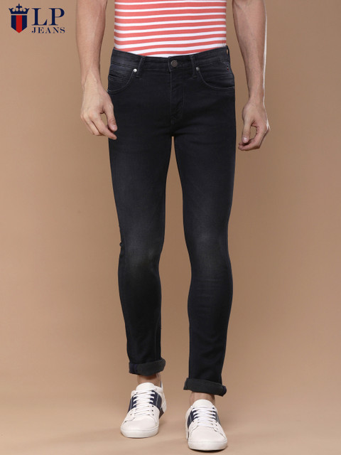 

Louis Philippe Jeans Men Blue Skinny Fit Low-Rise Clean Look Stretchable Jeans