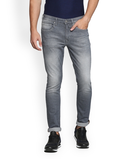 

Louis Philippe Jeans Men Grey Slim Fit Low-Rise Stretchable Jeans