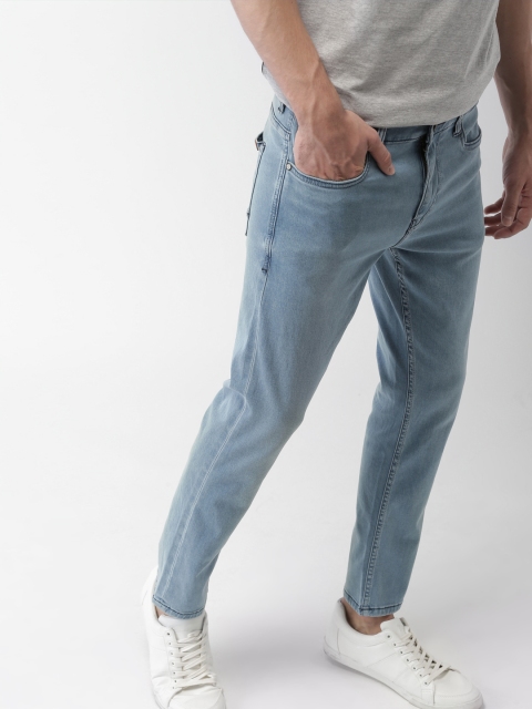 

Mast & Harbour Men Blue Skinny Fit Mid-Rise Clean Look Stretchable Jeans