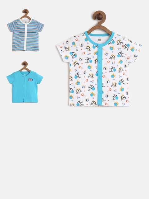 

MINI KLUB Boys Pack of 3 Jhablas, Blue