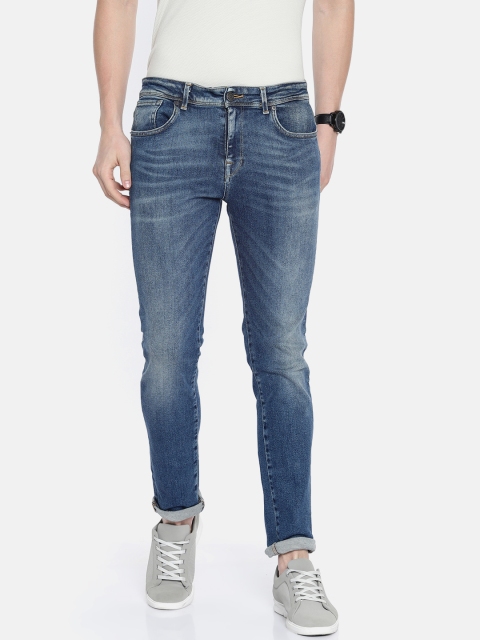 

SELECTED Men Blue Slim Fit Mid-Rise Clean Look Stretchable Jeans