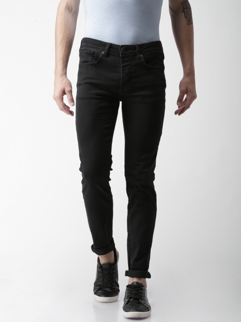 

SELECTED Men Black Skinny Fit Mid-Rise Clean Look Stretchable Jeans