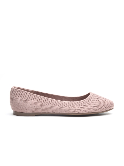 

ether Women Pink Woven Design Ballerinas
