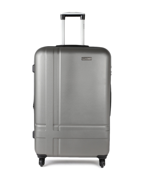 

Pronto Unisex Grey Geneva 4 W Spinner 78 Large Trolley Suitcase