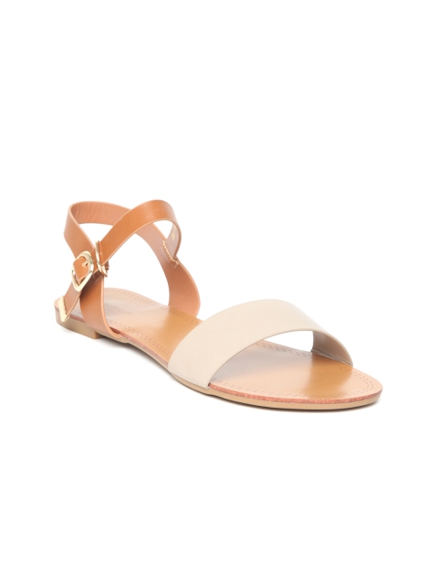 

Van Heusen Women Beige Open Toe Flats