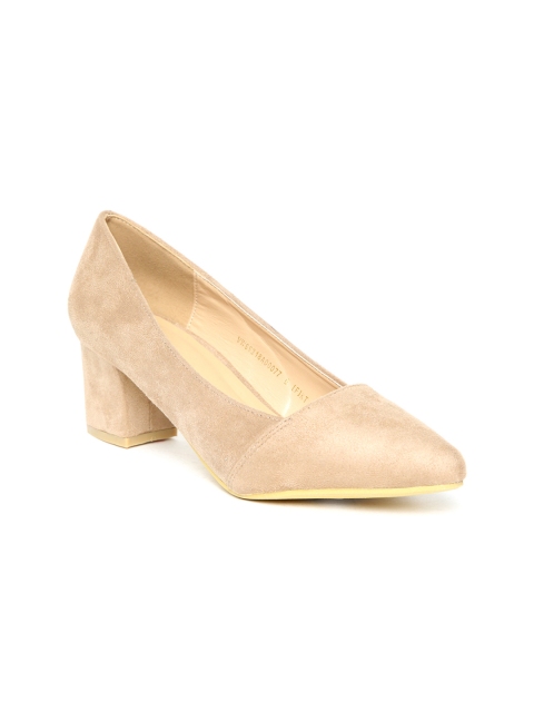 

Van Heusen Women Beige Solid Pumps