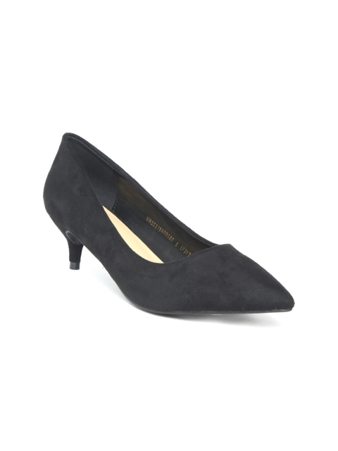 

Van Heusen Women Black Solid Pumps