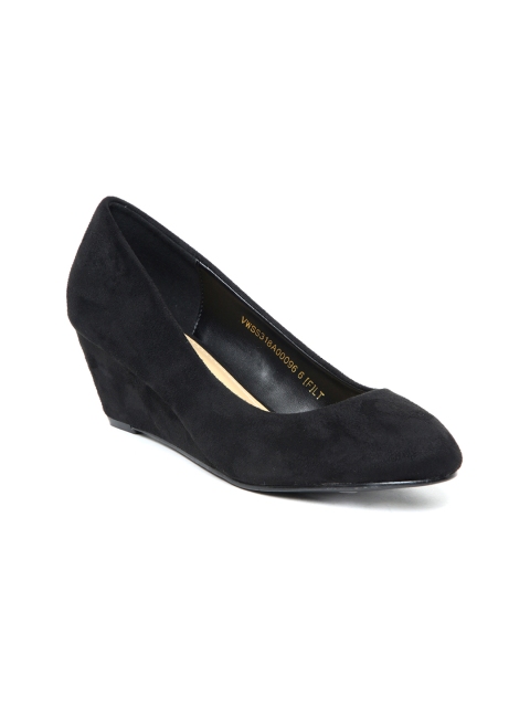 

Van Heusen Women Black Solid Pumps