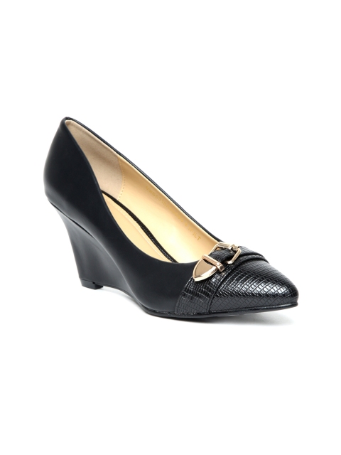 

Van Heusen Women Black Solid Pumps