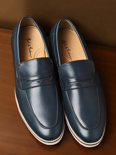 

Mast & Harbour Men Navy Blue Loafers