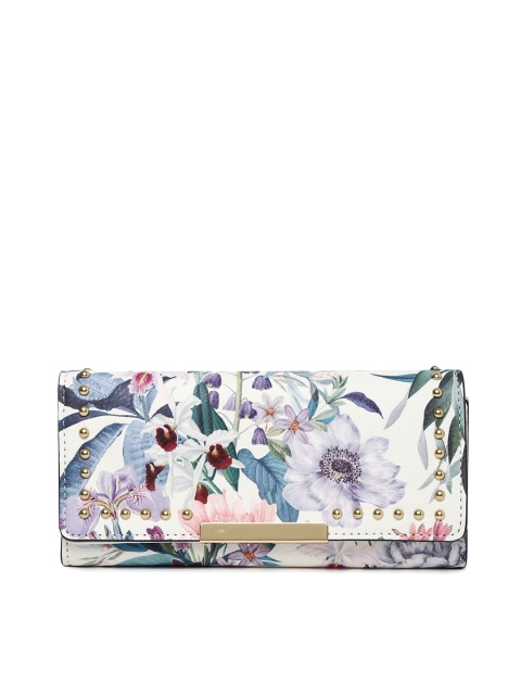 

Accessorize Women Multicoloured Printed Two Fold Wallet, Multi