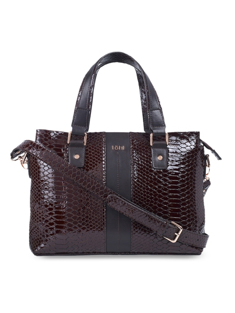 

tohl Brown Textured Shoulder Bag