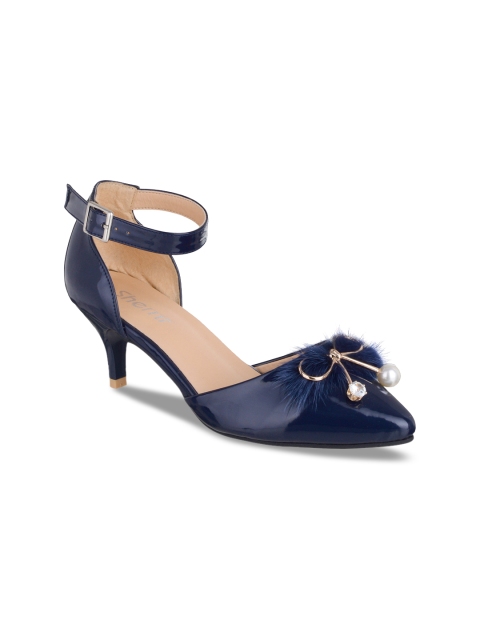 

Sherrif Shoes Women Navy Blue Solid Pumps