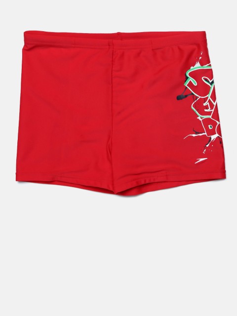 

Speedo Boys Red Printed Swim Shorts
