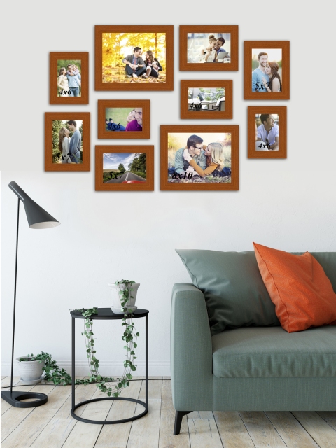 

Art Street Brown Set of 10 Photo Frames