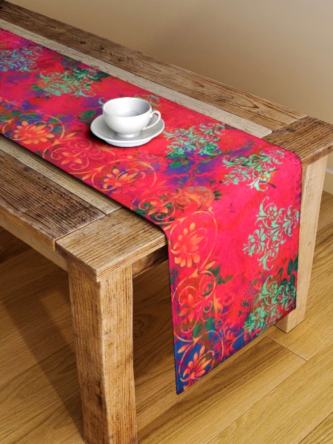 

HOUZZCODE Red Table Runner