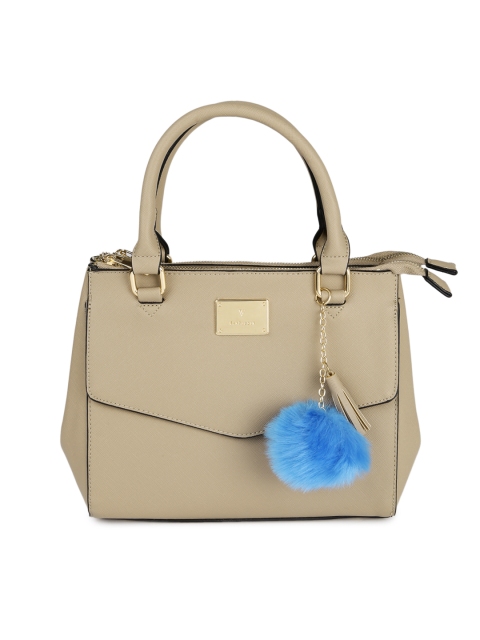 

Van Heusen Woman Beige Solid Handheld Bag