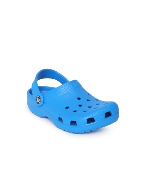 

Crocs Unisex Blue Solid Classic Clogs