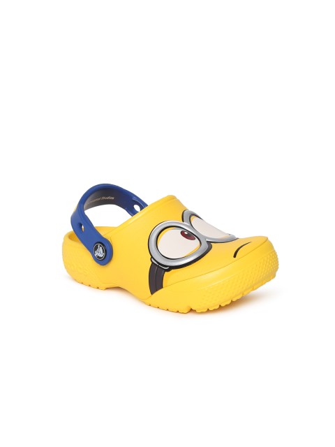 

Crocs Kids Yellow & Blue Clogs