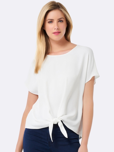 

Forever New Women White Solid Top