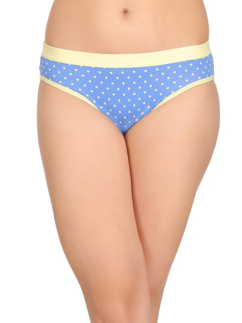

Clovia Women Printed Hipster Panty PN2299P03, Blue
