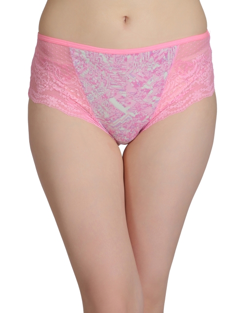 

Clovia Women Pink Hipster Briefs PN2358P22