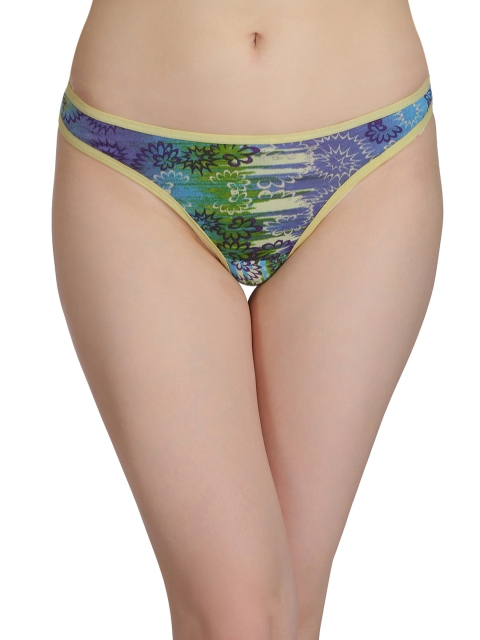 

Clovia Women Green Printed Thongs PN1457P11