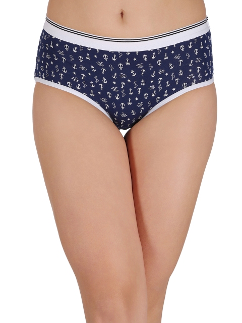 

Clovia Women Blue Printed Hipster Briefs PN2373P08