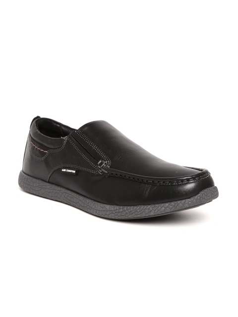 

Lee Cooper Men Black Slip-On Sneakers