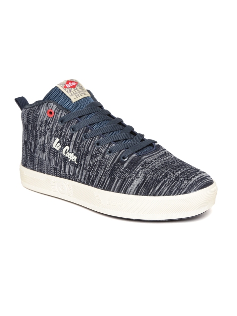 

Lee Cooper Men Navy Blue Woven Design Sneakers