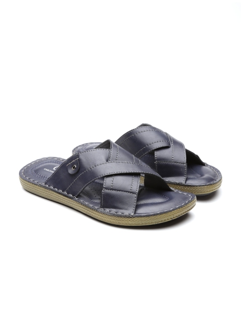 

Carlton London Men Navy Blue Comfort Sandals