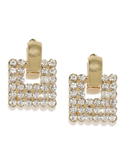 

Ayesha Gold-Toned Square Studs
