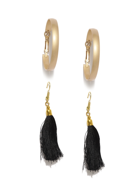 

Ayesha Set of 2 Drop Earrings, Gold