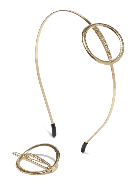 

Ayesha Gold-Toned Set of 2 Hair Accessories