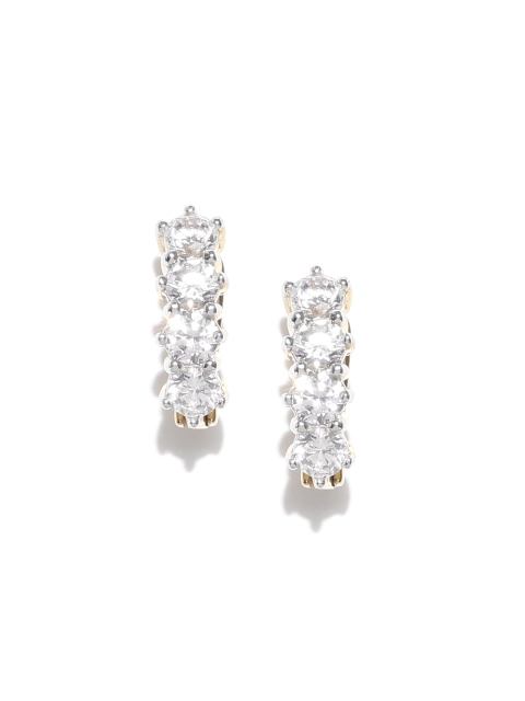 

Alamod Gold-Toned & White Contemporary Ear Cuff