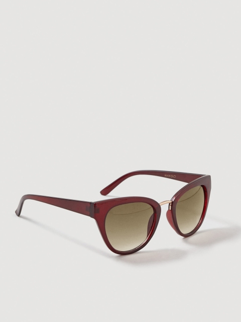 

MANGO Women Cateye Sunglasses 23060459-74, Brown