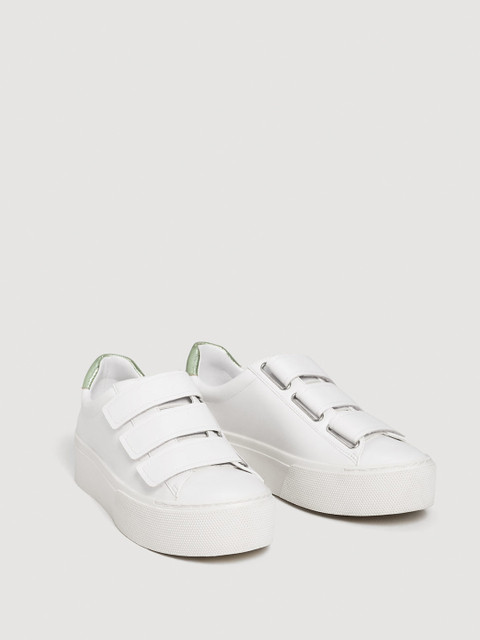 

MANGO Women White Sneakers