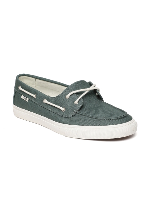 

Vans Unisex Green Chauffette Boat Shoes