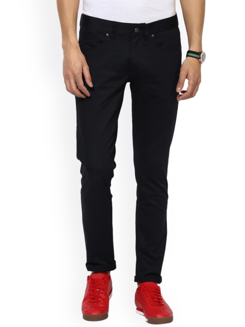 

Red Tape Men Black Comfort Slim Fit Solid Chinos